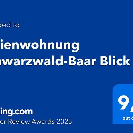 Ferienwohnung Schwarzwald-Baar Blick Донауэшинген Экстерьер фото
